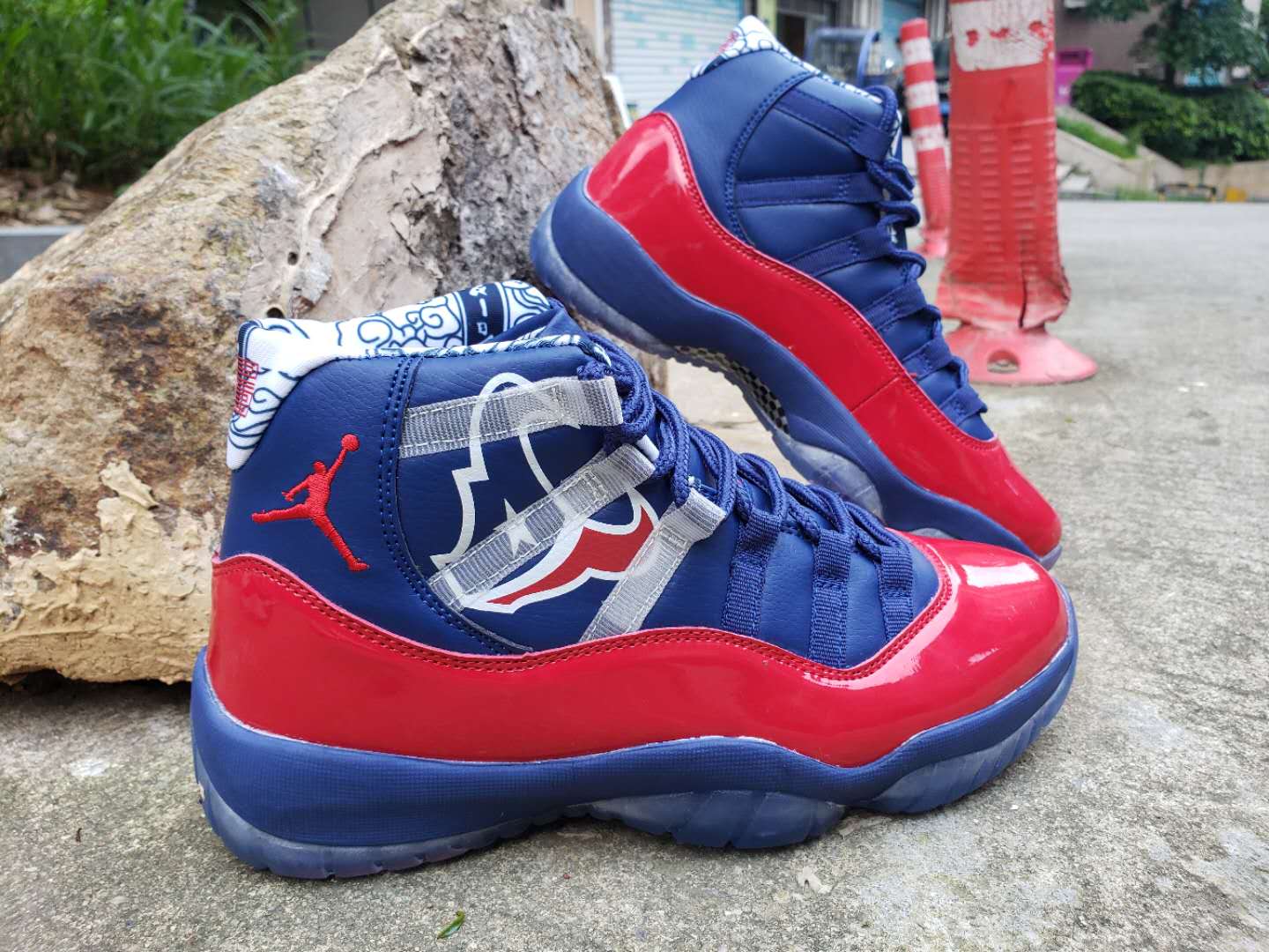 2019 Air Jordan 11 Retro Championship Blue Red - Click Image to Close